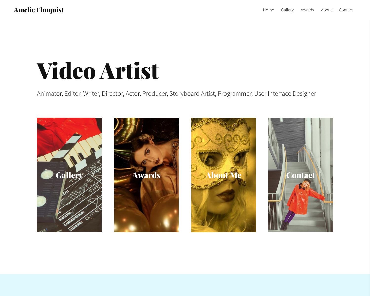 Amelie Elmquist Portfolio Amelie Elmquist Portfolio